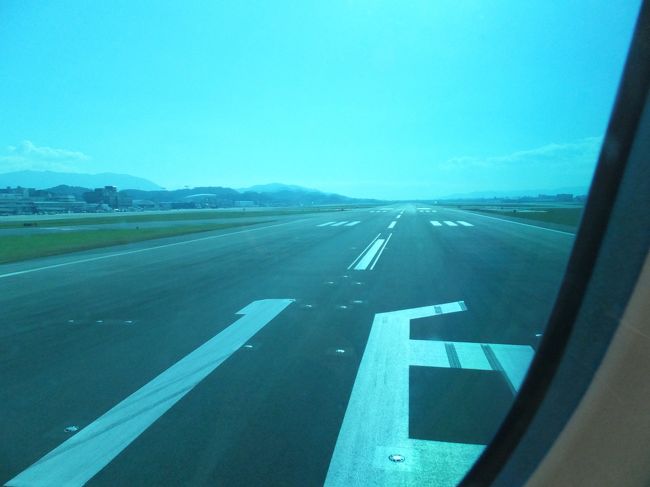 滑走路に入りました。