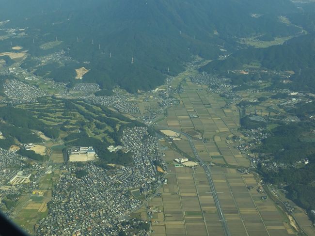 今日も通った道が見えている・・・
