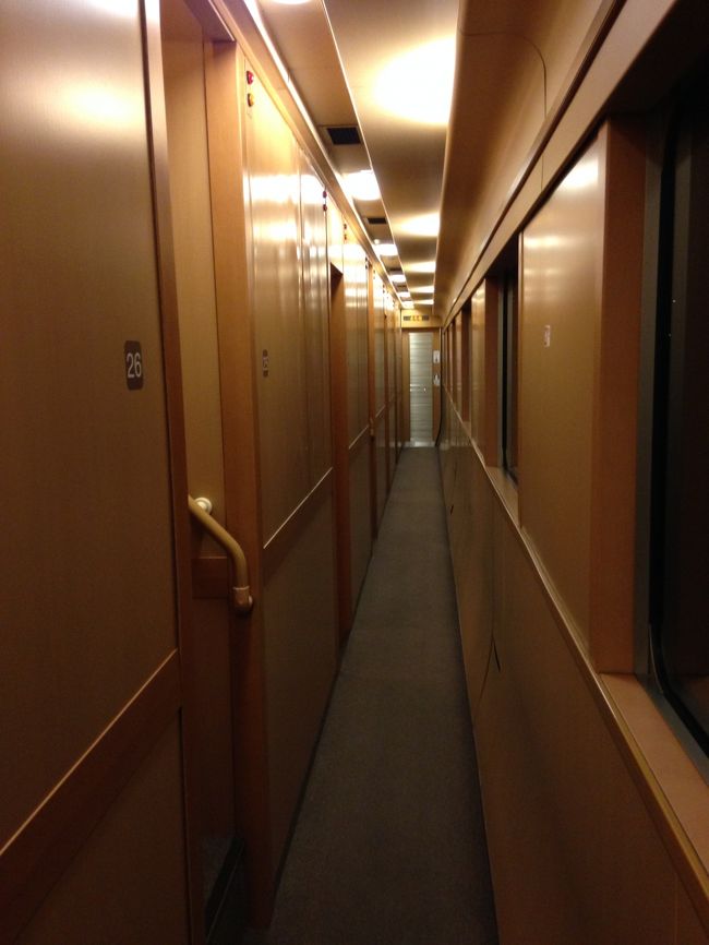 こちらはA寝台。部屋が空いておらず撮影できず。