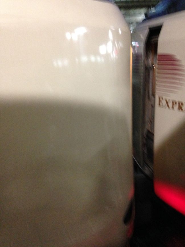 連結部にたどり着いたときは、既に連結器が外され、扉が閉じるところだった。