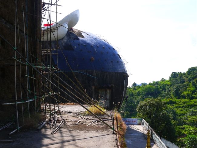 後頭部もまだまだ工事中。