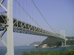 午後の関門橋。やっと九州に戻って来ました。
