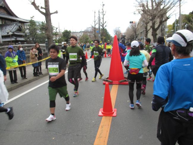 天理市街<br />天理大橋25キロ付近にある折り返し。