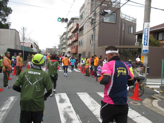 法蓮佐保橋に向けて最後の走りです。