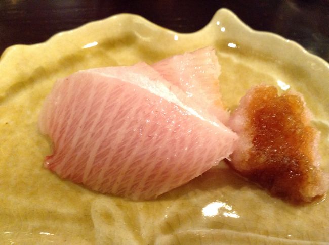 ぶりのカマトロと辛み大根<br />この組み合わせが最高！今も、口の中に美味しかった記憶がよみがえるほど、美味しかった。<br />このお店、またリピします！ほんとうに美味しかった。