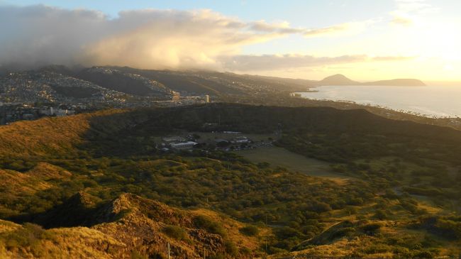 ほぼ円形の火口