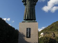 足摺岬にはジョン万次郎の銅像があります。
