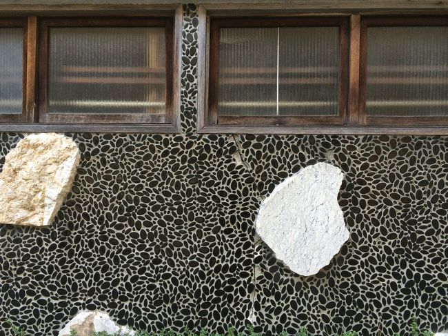 特徴のある外壁。