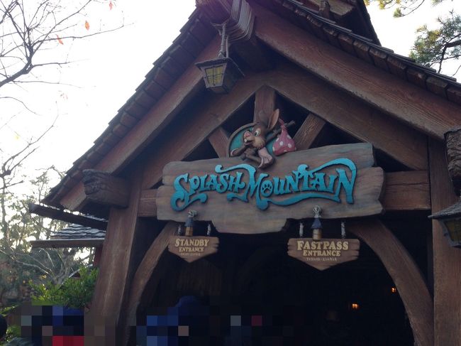 娘の希望はスプラッシュマウンテンとビックサンダーマウンテン乗りたいとの事で〜<br /><br />まずは スプラッシュマウンテンのファストパス取りました<br /><br />その間 妻と娘はスタンバイでビックサンダーへ〜<br /><br />合流して ３人でビックサンダーマウンテン乗る<br /><br />ファストパスでスプラッシュマウンテン乗る<br /><br /><br />再度 ビックサンダーマウンテンのファストパス取る<br /><br />朝から激しいアトラクションばかりです