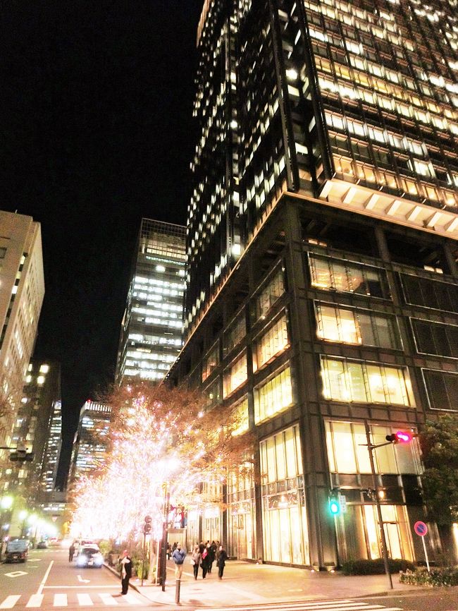 丸ノ内イルミネーションを見るために中通りへ。