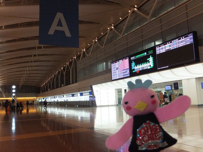 12/12　19:40<br />今回の大阪・奈良旅。<br />１年半ぶりにマイルを使って飛行機で向かいます〜！<br />