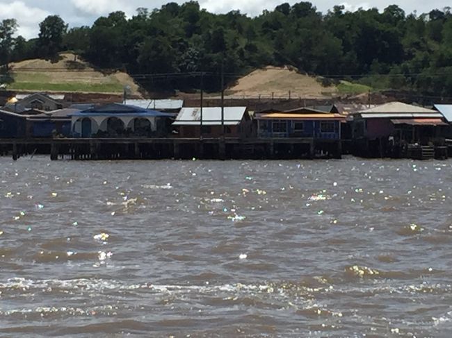 有名な水上集落です。