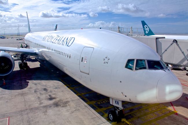 ニュージーランド航空 初成田線 B777-300ER ビジネスプレミア