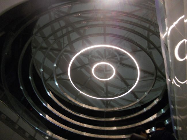 意外とモダンなつくりの駅でした。駅を出ると交差点があります。　この日はバイク事故があり倒れた人がいました。後で見たら歩いていたので良かったです。台湾は事故多いから、TVでも生々しいのを普通に流してますからね。<br />松山慈祐宮の方に出ます。松山慈祐宮の横の道を入って川側に出て彩虹橋（車は通れません）を渡ってとりあえず　家楽福（カルフール）へ　歩きで駅から迷わずに30分ぐらいですかね<br />