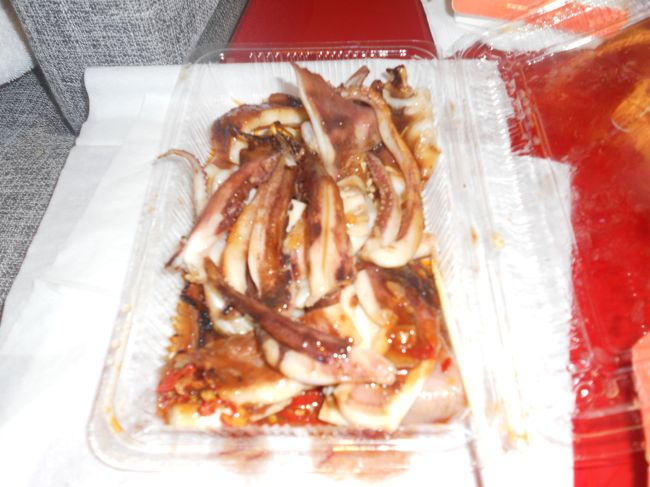 いか焼き、めっちゃ辛いです。