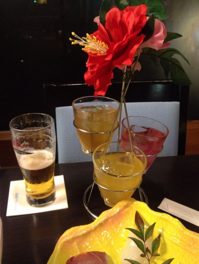 梅酒飲み比べ <br />千鳥足に。<br />部屋に帰って寝るだけ。<br />あー幸せ。