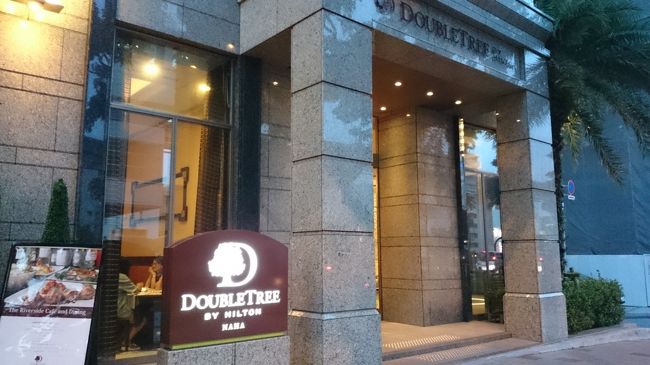 宿泊はゆいれーる旭橋駅駅前のダブルツリーbyヒルトン那覇です。