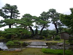 兼六園。雨が降ったり止んだりだったけど、綺麗！