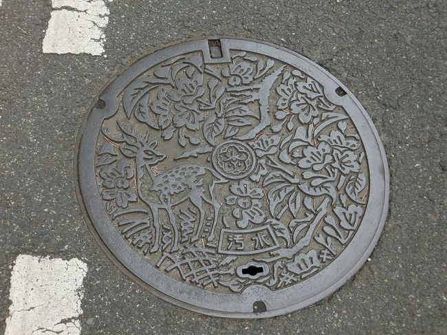 マンホールも鹿ちゃん