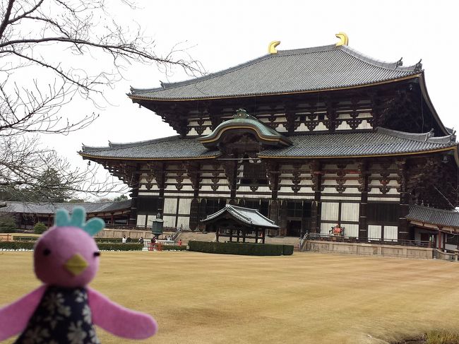 大仏殿内のショップで、<br />大仏様のご利益がありそうな「鹿ふきん」を<br />お土産に購入しました。<br />愛用しています。