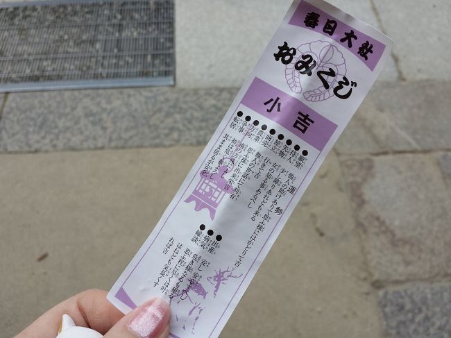 うっ、小吉Σ(･ω･ﾉ)ﾉ！<br />そそくさと結びました。<br />白鹿ちゃんだけお持ち帰りです。