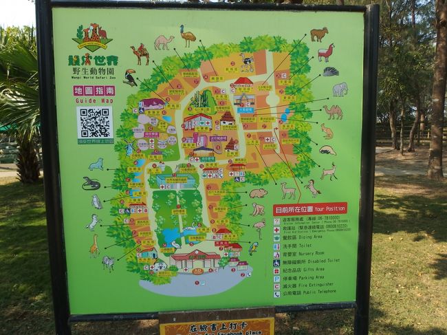 行動計画を決めました。<br /><br />台北動物園ほどではありませんが<br />かなり広いので、歩数が増えそうです。<br />