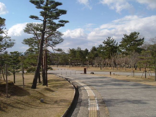 新公会堂正面を背にした公園風景<br /><br />