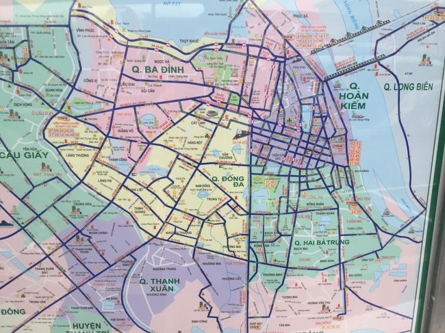 こういう路線図を掲示してあり