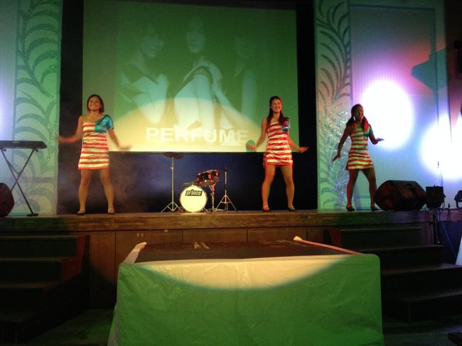 こちらがお決まりの夜のショー☆