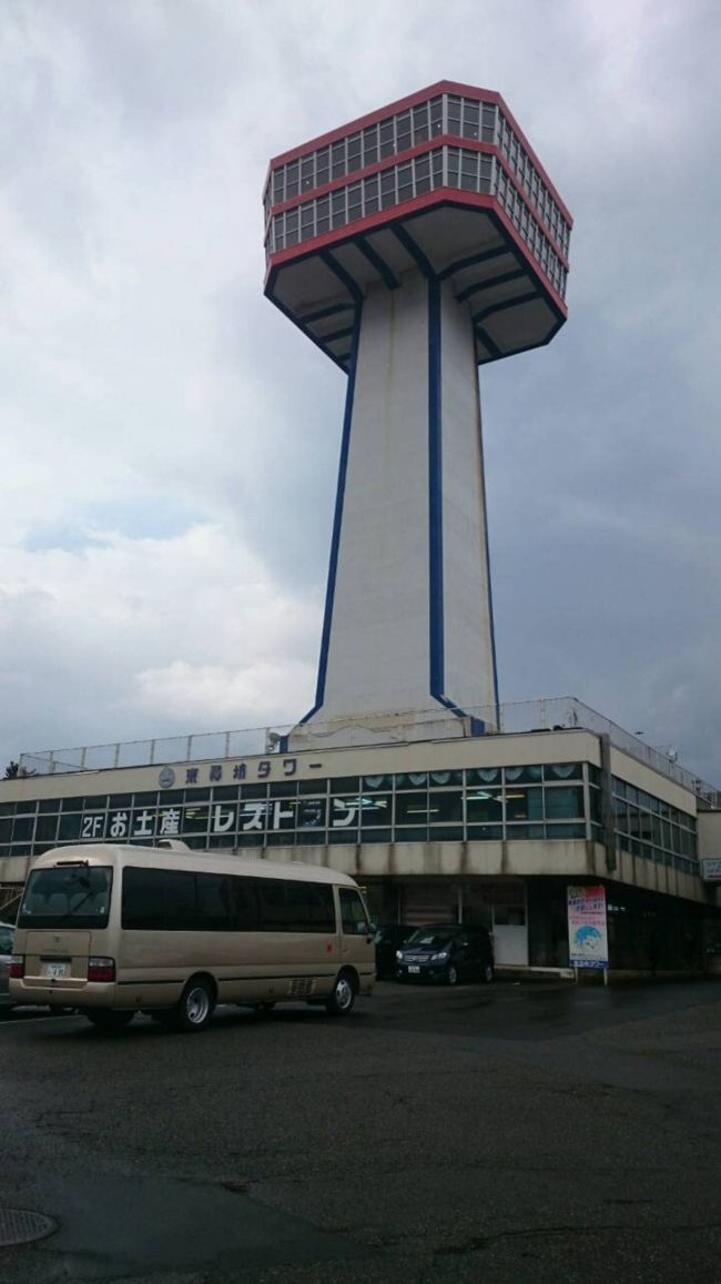 東尋坊タワー。ここから見る景色も素敵でした。