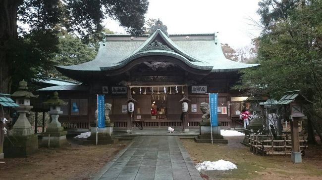 三國神社。急にお天気荒れ模様となり、雷が...怖かった😱。