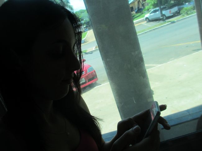 ブラジル版 LINEで呼び掛けるもランチ中で応答ナシ