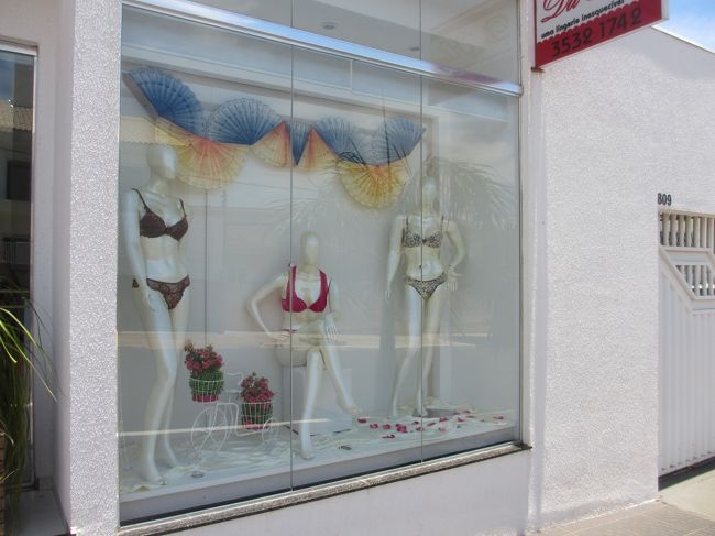 お洒落な下着を買ってあげた