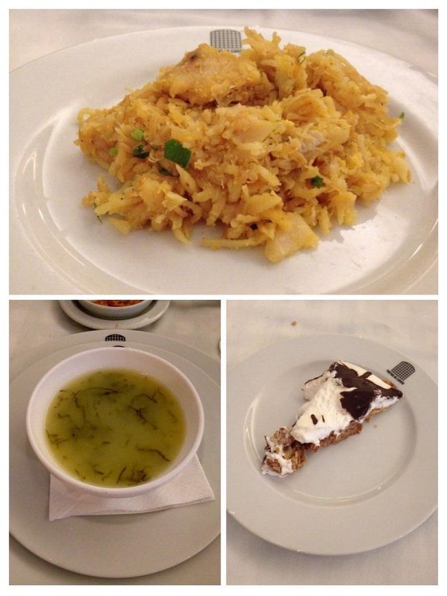 鯛めし<br />昼メシはポルトで頂いた。<br />残り物を混ぜて炒めた様な。