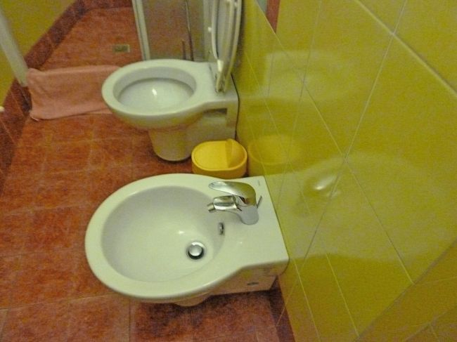イタリアにはホテルも含めビデが付いているところが多い