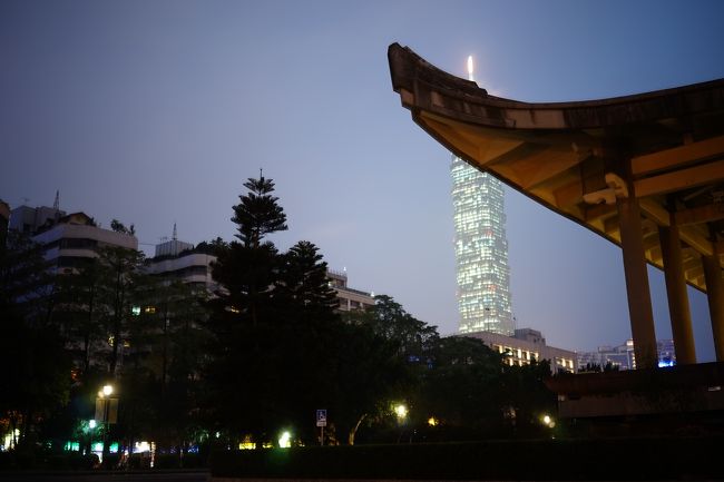 國父記念館と台北101のこらぼ(*ﾟ▽ﾟ*)