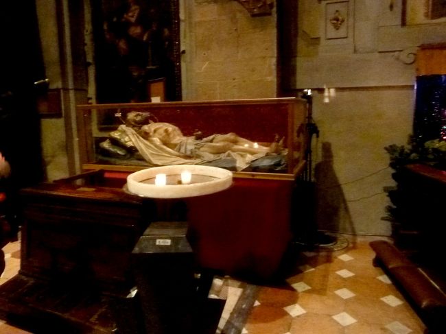 クリスマス近いのでここにもキリスト誕生のジオラマがあった