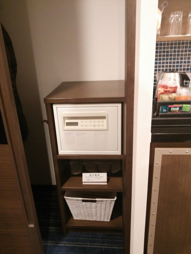 クローゼットの中にある、セキュリディボックス。