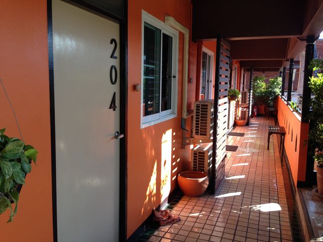 私の部屋は204号<br /><br />エレベーターが無いホテルなので<br />2階くらいでほんとよかった