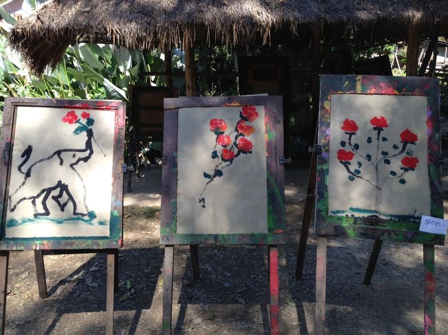 今回のショーでは３枚の作品を完成させていた<br /><br />ショーの後<br />売りに出されます