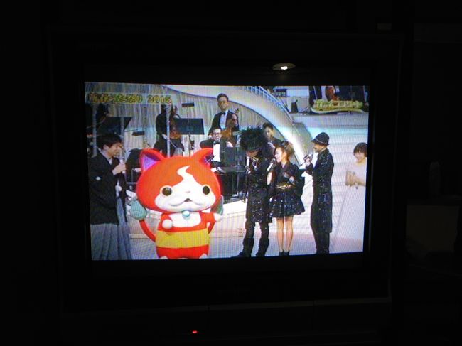 １日ツアーを終えて<br />ホテルに戻ってきたのは16：50<br /><br />チョイ休憩<br /><br />テレビではジバニャンがうつっていた