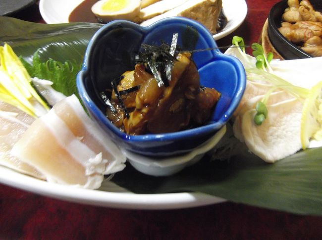 名古屋コーチンの刺身盛り