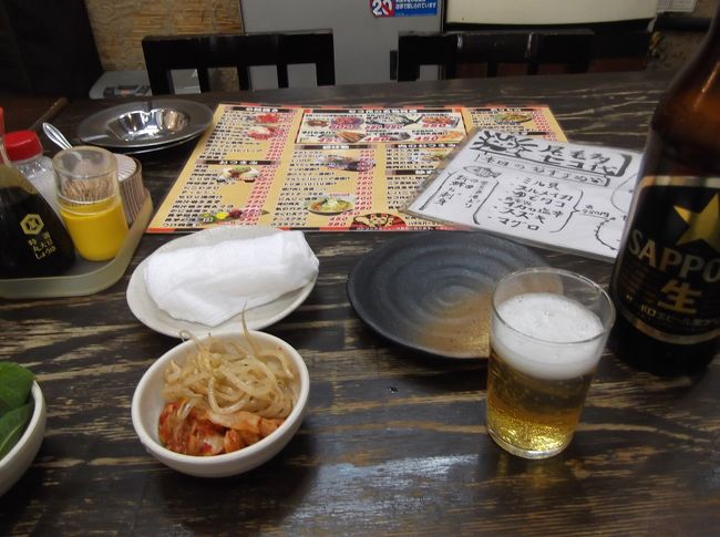 ビールはサッポロの大ビン（嬉）。