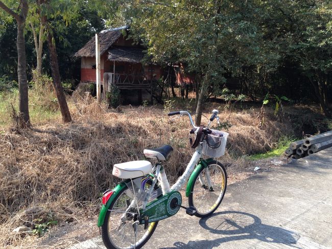 私の借りた自転車<br />座席もふかふか<br /><br />ちょい車輪が小さいが<br />これですいすいサイクリング