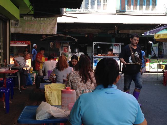 バンジャーク市場の屋台<br /><br />