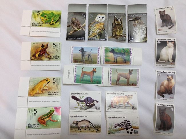 これらの動物切手は<br />お世話になっている<br />動物病院の先生へのお土産にした<br /><br />爬虫類やエキゾチックアニマルなども診察してくださる<br />先生なので気に入ってくださるといいが