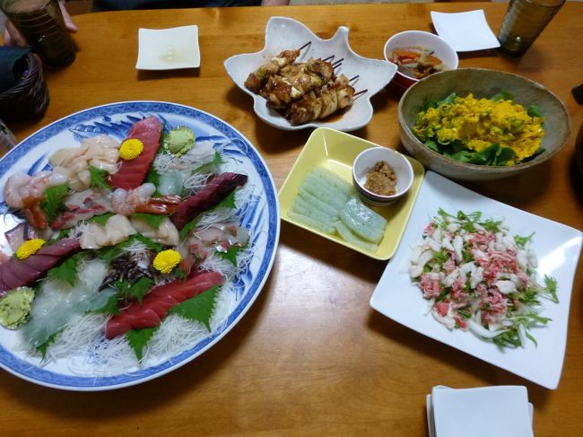 リクエスト通り思いっきり和な夕食を、妹が準備してくれました。