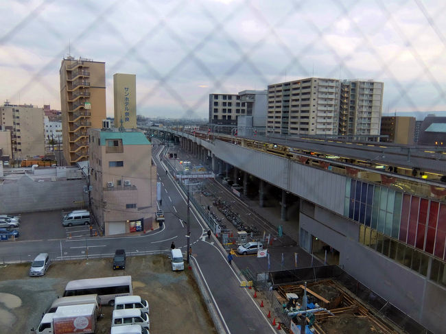 郡山方向を<br /><br />　いつもは　駅レンターで奈良を回りますが<br /><br />　　今回は。。すべて　自分の足で。<br /><br />　　　駅レンタは眼下に有ります。