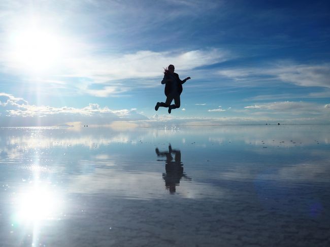 天空の鏡が見たくて ウユニ塩湖一人旅4*・゜・*ウユニ塩湖サン