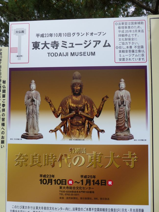 東大寺ミュージアムの看板